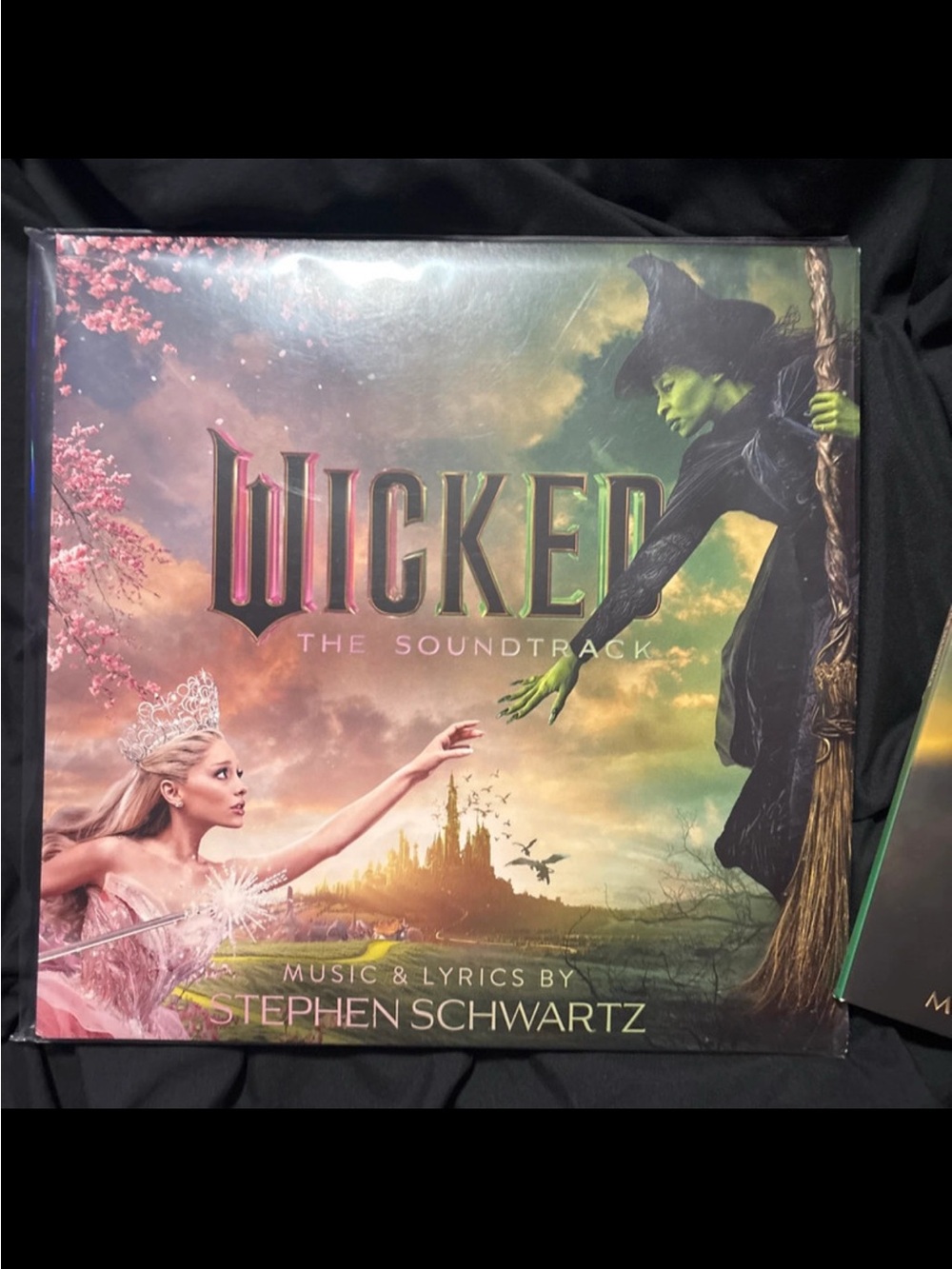 Wicked The Soundtrack Vinyls - Green, Pink Artwork